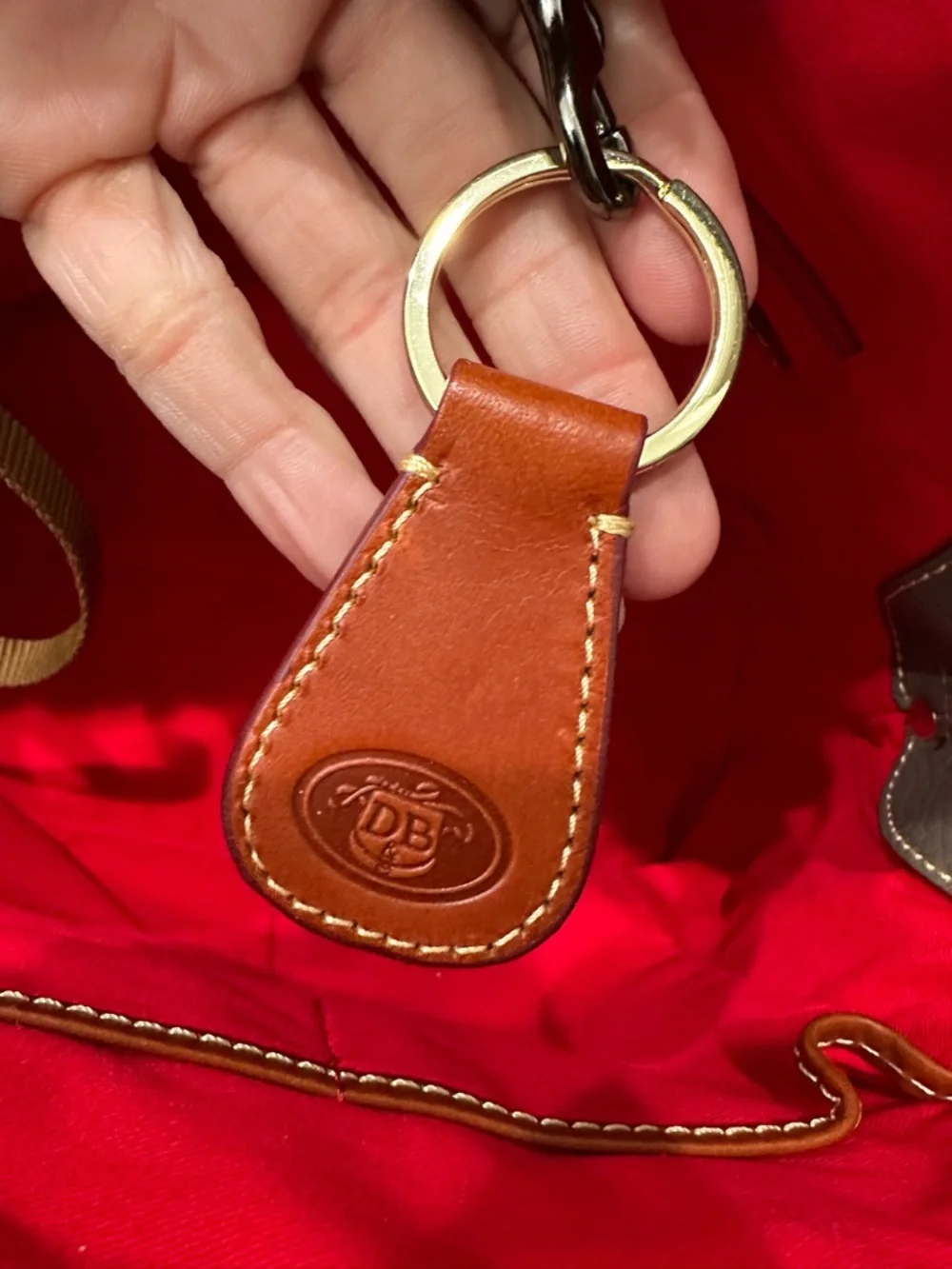 Dooney & Bourke Gray and Tan Satchel